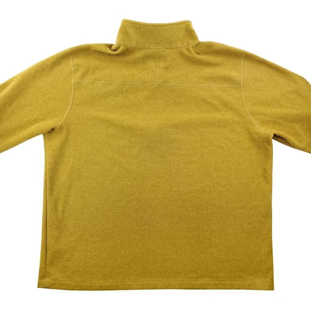 North Face Fleece 1/4 Zip Pullover Waffle Weave Earth Tone Mock Neck Men's  XXL